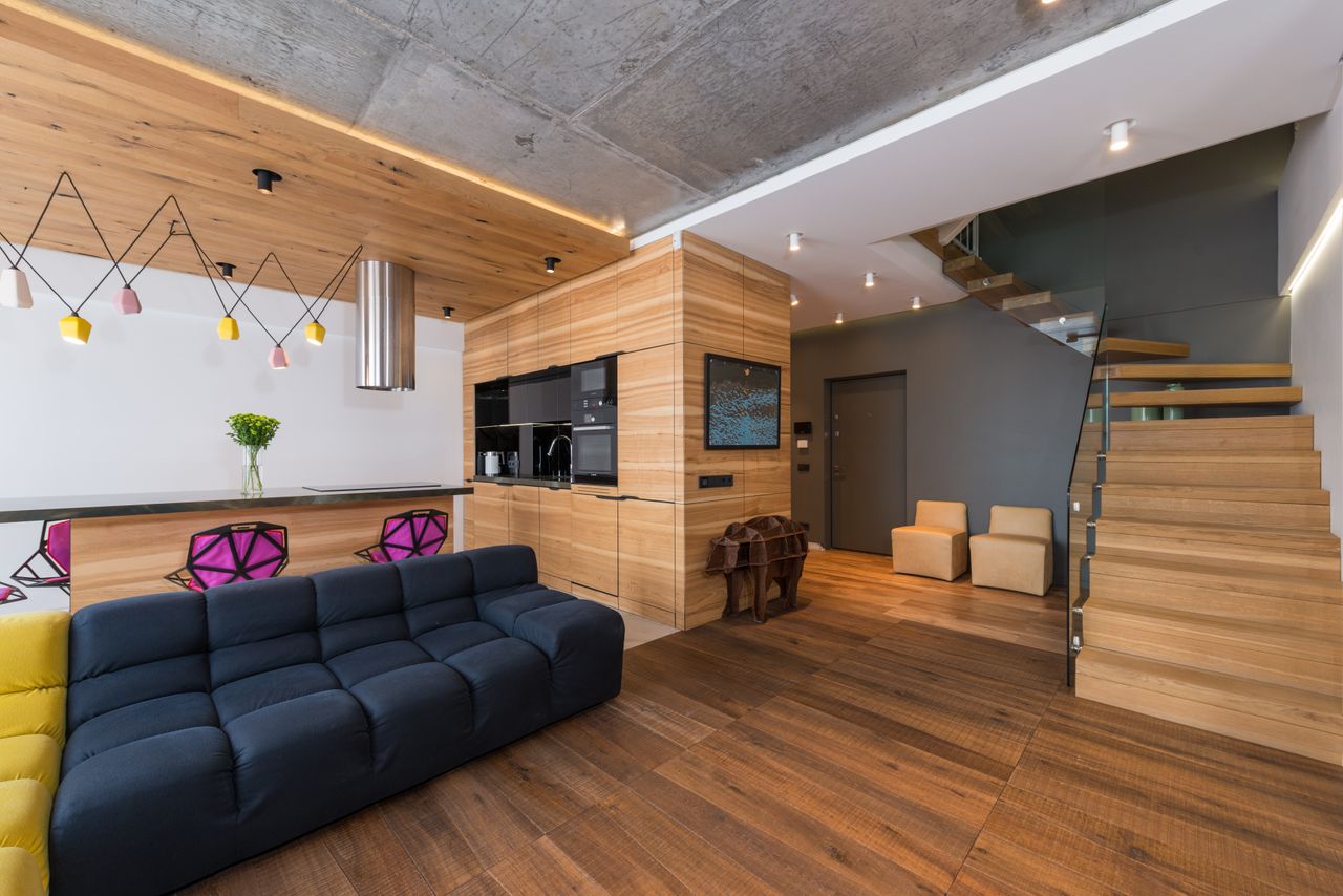 Plancher époxy de cuisine et salle de bain